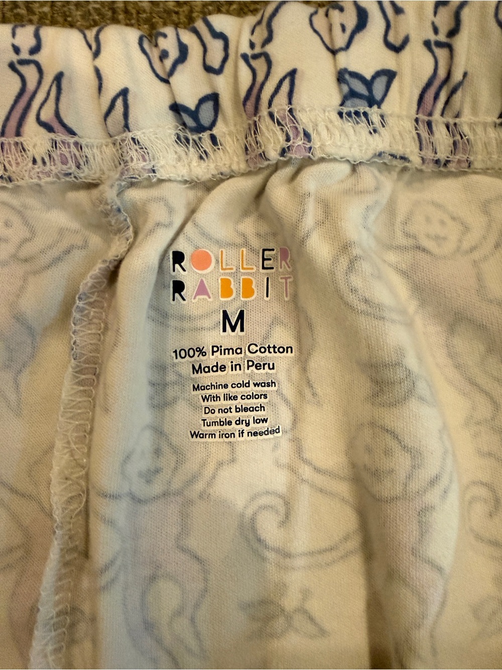 Roller Rabbit Lavender Monkey Pajamas - Picture 10 of 11